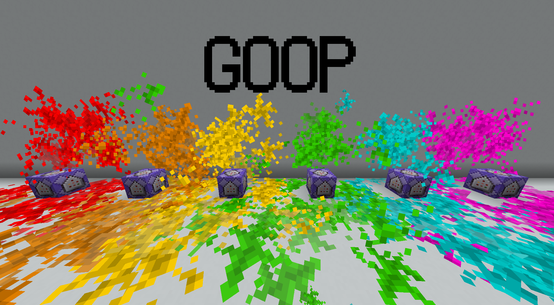 Goop can be any chosen Hex Color. That's pretty much all of them!
