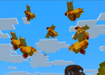 Flying ducks