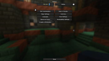 Settings (with some mods)