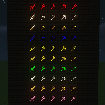 Glowing Trims weapons and tools [3.0]