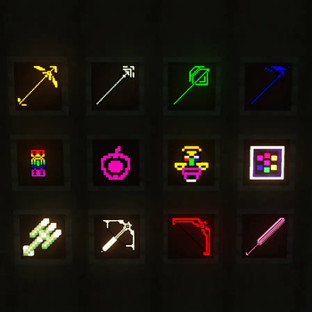 glowing trim weapon &tools