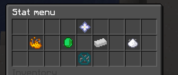 The stat menu