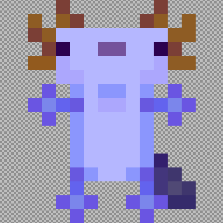 Blue Axolotl Totem