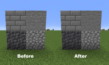 Stone, Stone Bricks, Cobblestone, Cobbled Deepslate