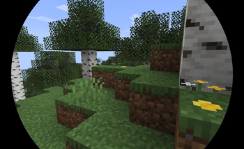 A screenshot of the screen mid-circle transition.