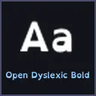 Open Dyslexic Bold Font