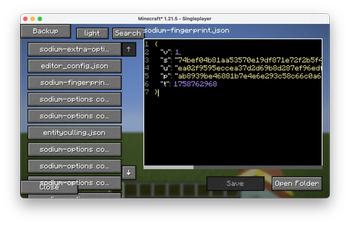 The configure file editor