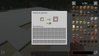 Mana Injector Screen