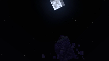 A player and the moon