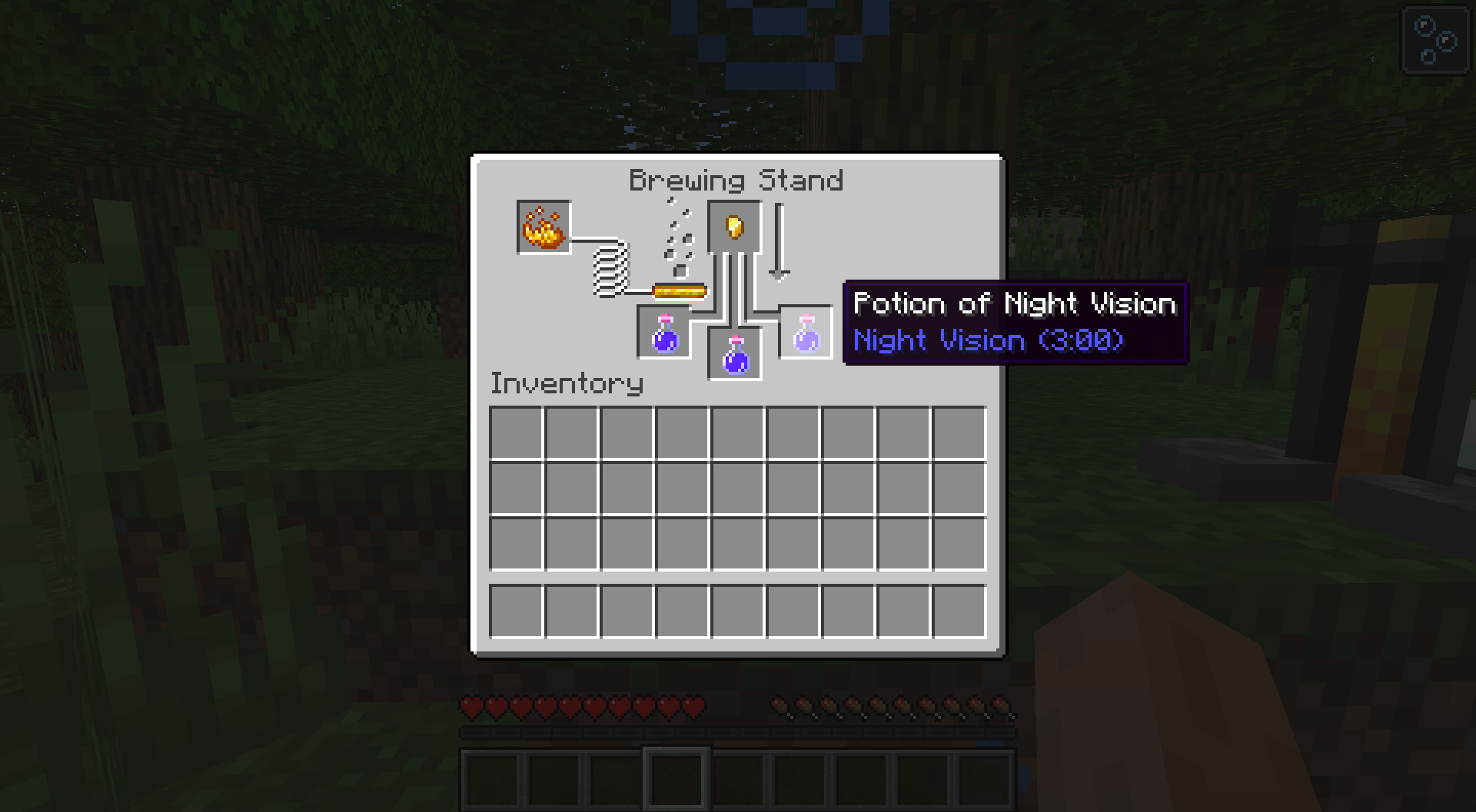 Don't craft it with à 3min potions !