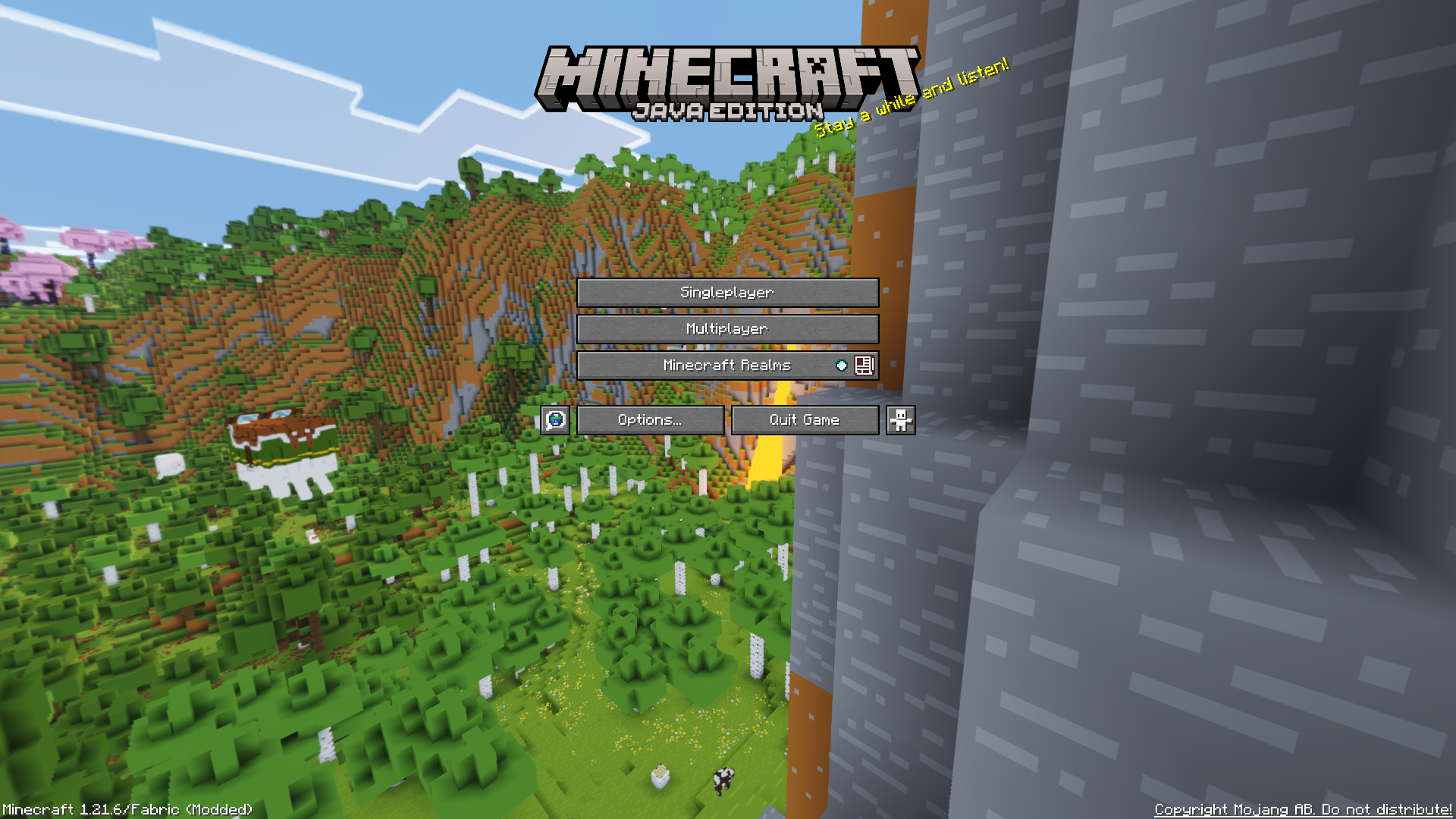 Panorama for 1.21.6-1.21.8 (Chase the Skies) with Visual Vibrance