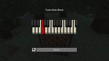 Glissando's note block GUI