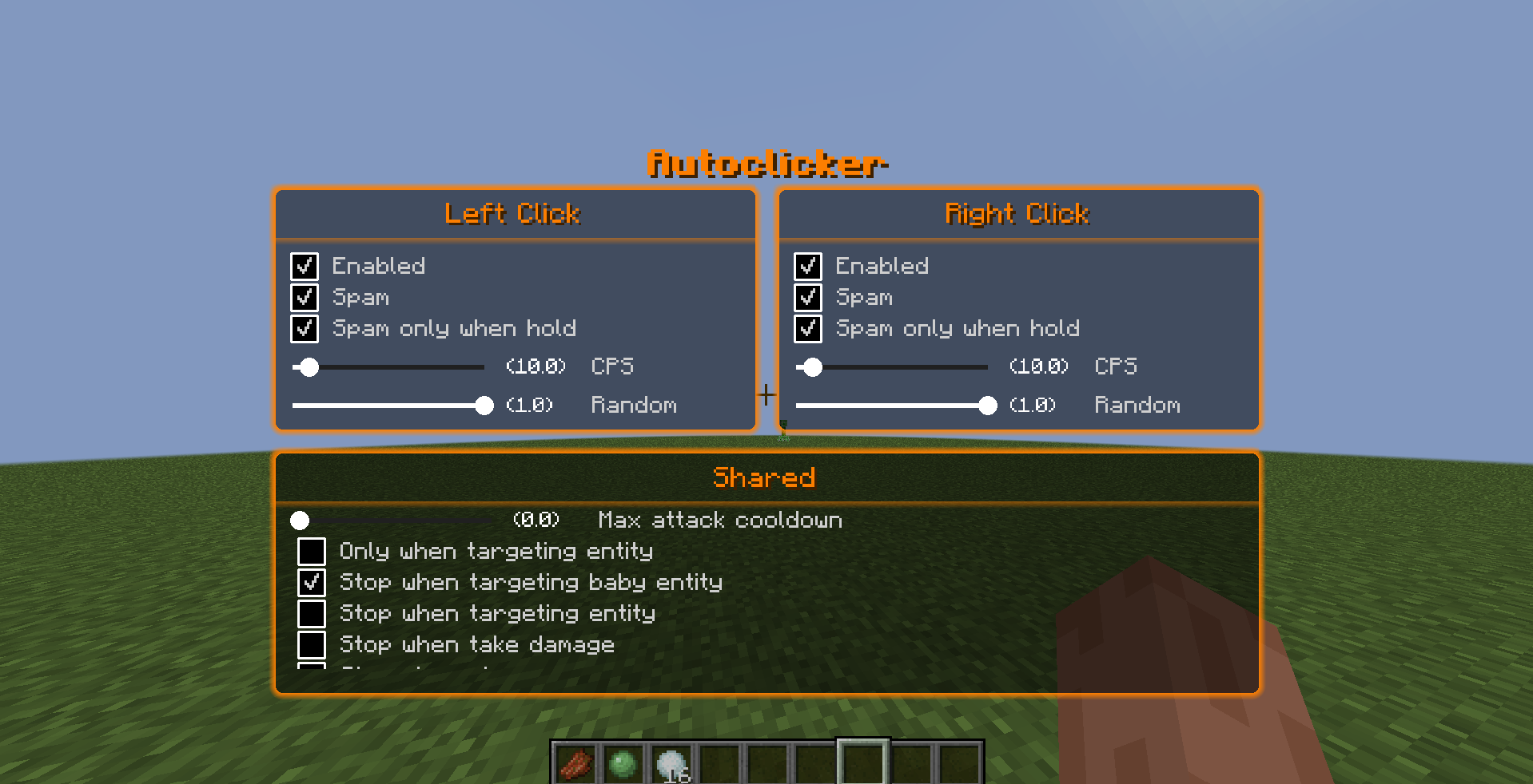 Advanced Autoclicker - Minecraft Mod