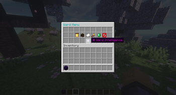 Super Ward menu with Ward Intelligence button