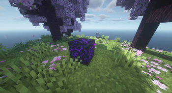 Ward block placed in a build