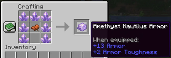 Craft also the Nautilus Armor