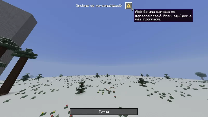Look, there is the button! Resource Pack Off
