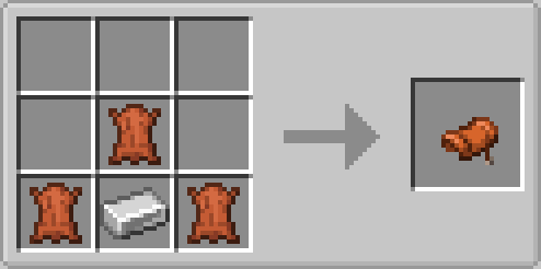 Saddle crafting recipe