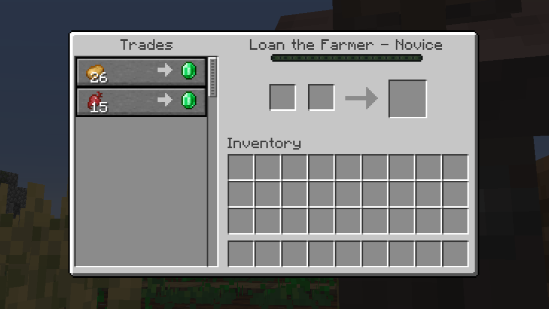 The inventory of a farmer named Loan