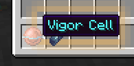 Shader on vigor cell item