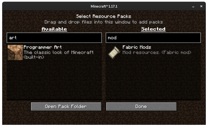 Resource Packs Search