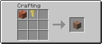 Block of Copper + Sulfur Spike = Exposed Copper