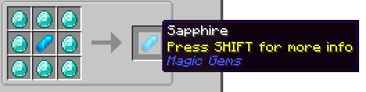 Sapphire Recipe