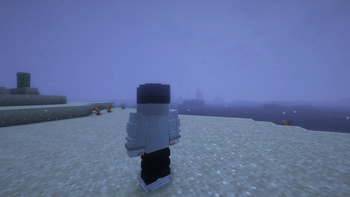 Fog in the desert