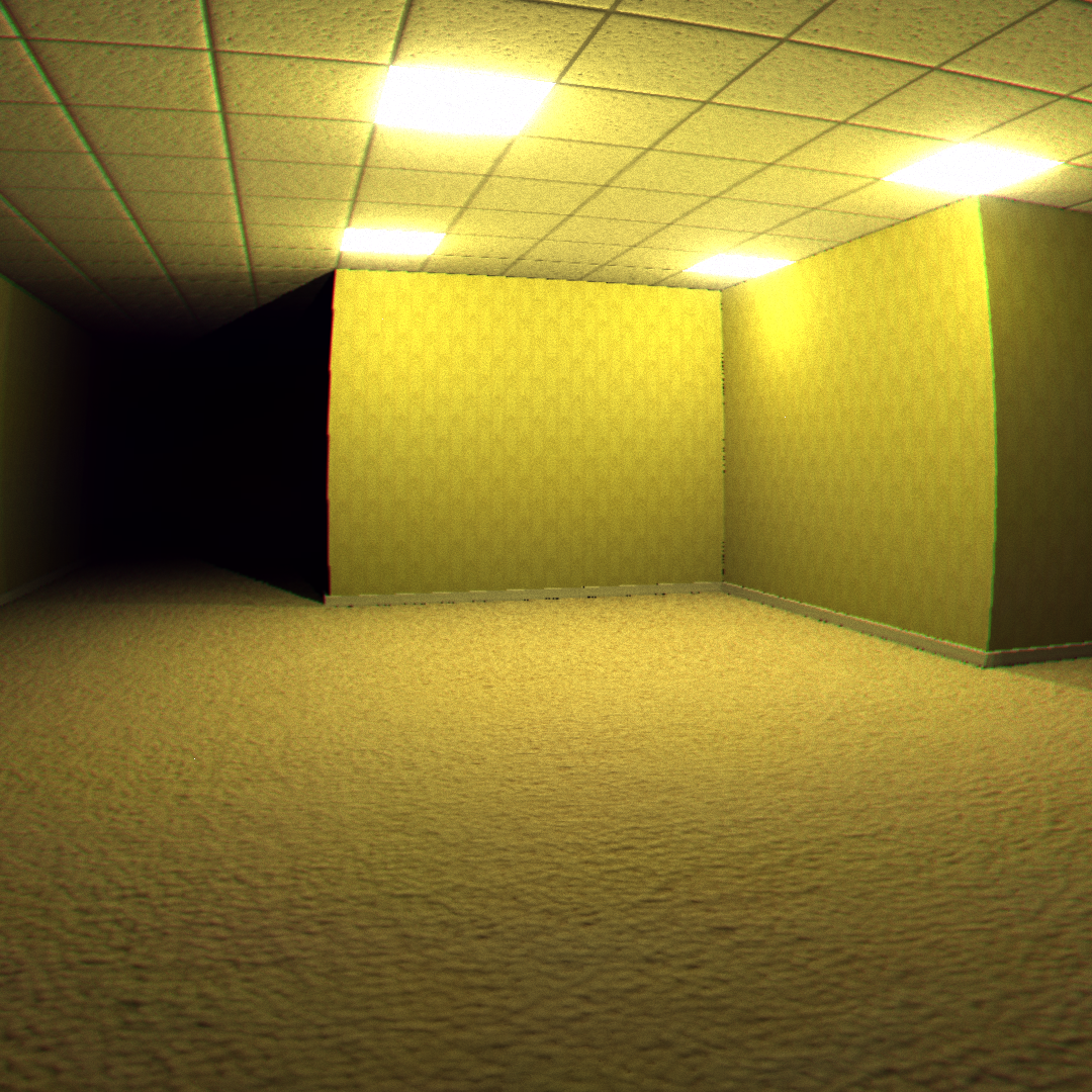 Screenshot modpacku Backrooms Realism (1/3)