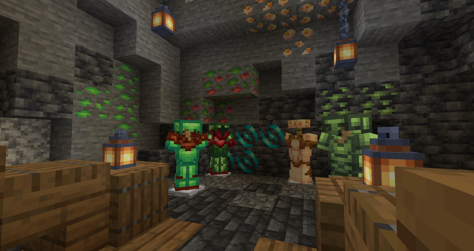 New ores along with their armors