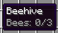 Beehive tooltip, empty