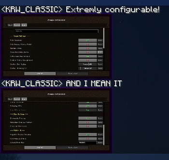 Very customizable