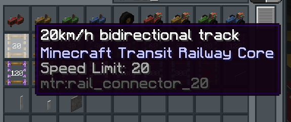 Track names