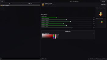 In-game menu