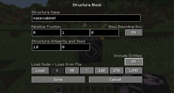 Structure Settings