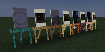 All wood Canvas's + paintings. 