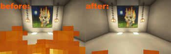 HUD Before / After