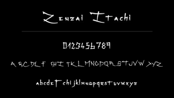 Zenzai Itachi Font