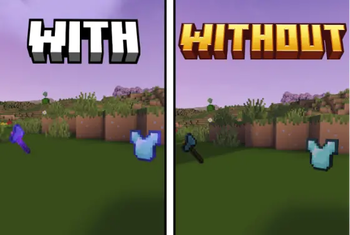 With and Without No Enchantment Glint