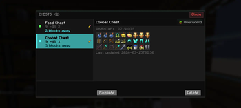 Chest Records Screen