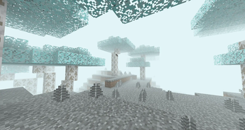 Ghostly Woodlands biome