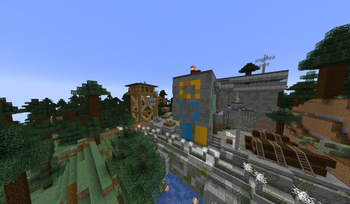 Redwood Facility with a Watchtower nearby
