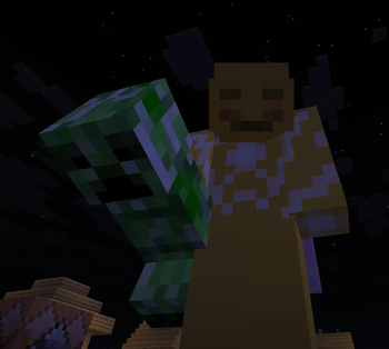 baby creeper model item held