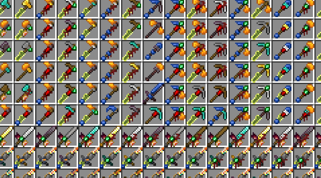 Various Tool Combinations