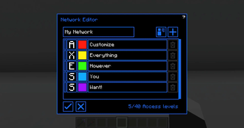 Customizability!