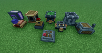 Some of the blocks added