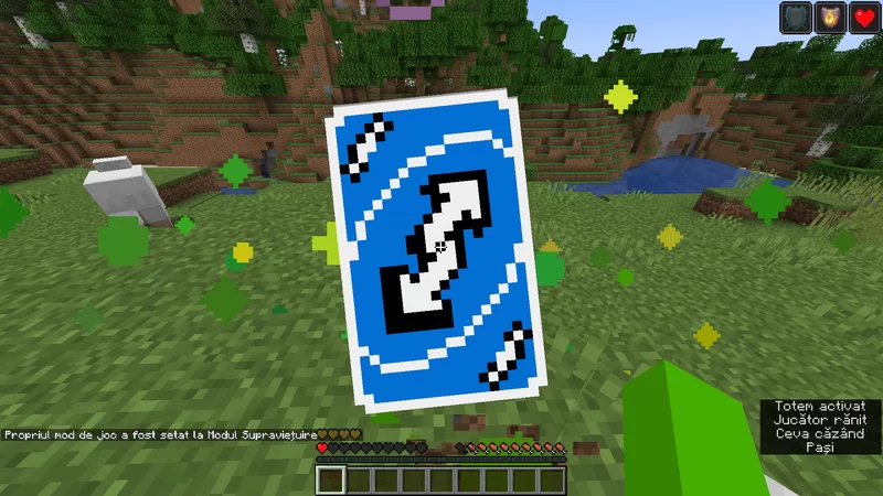 UNO reverse-card II Totem of undying Minecraft Texture Pack