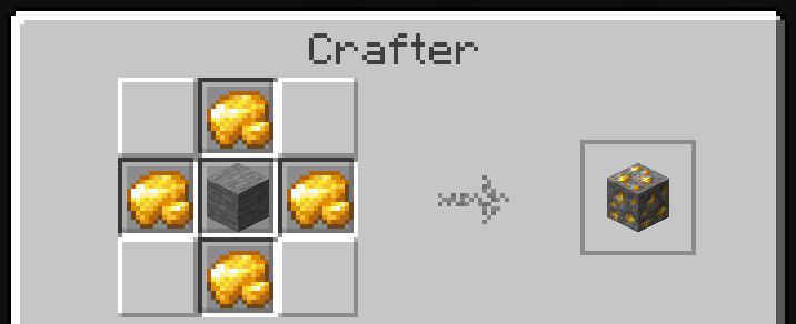 Gold Ore Stone Creafter