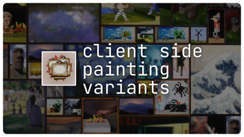 Add custom painting variants without overwriting existing paintings by using resource packs