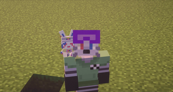 on shoulder (3rd person)